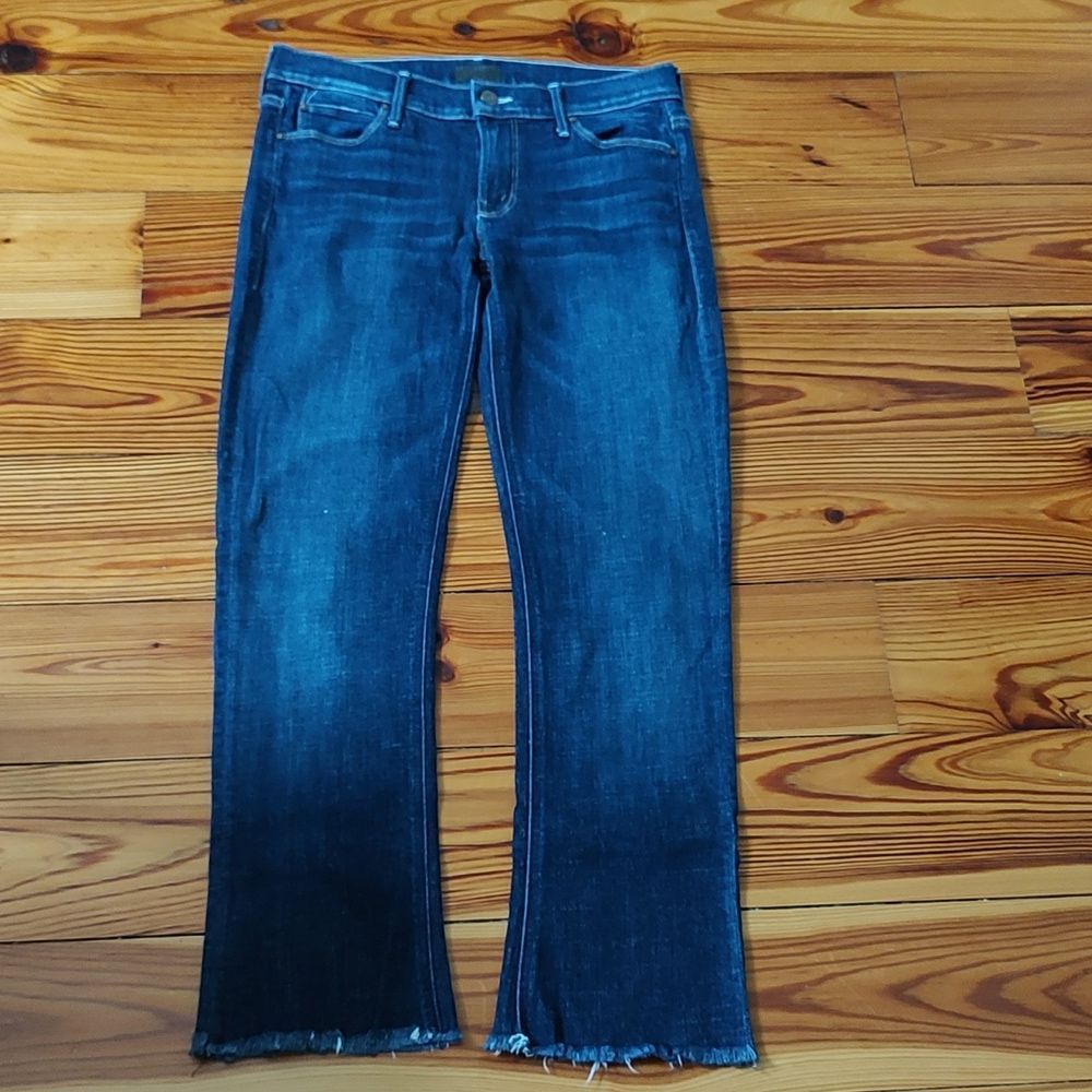 MOTHER The Runaway Denim Jean in Partners Undercover Wash Frayed Hem Revolve - Picture 15 of 16
